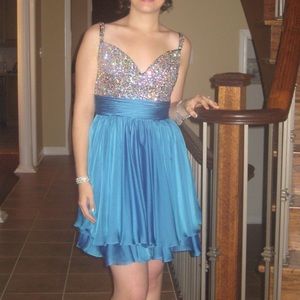 La Femme Dress - Blue - Size 4
